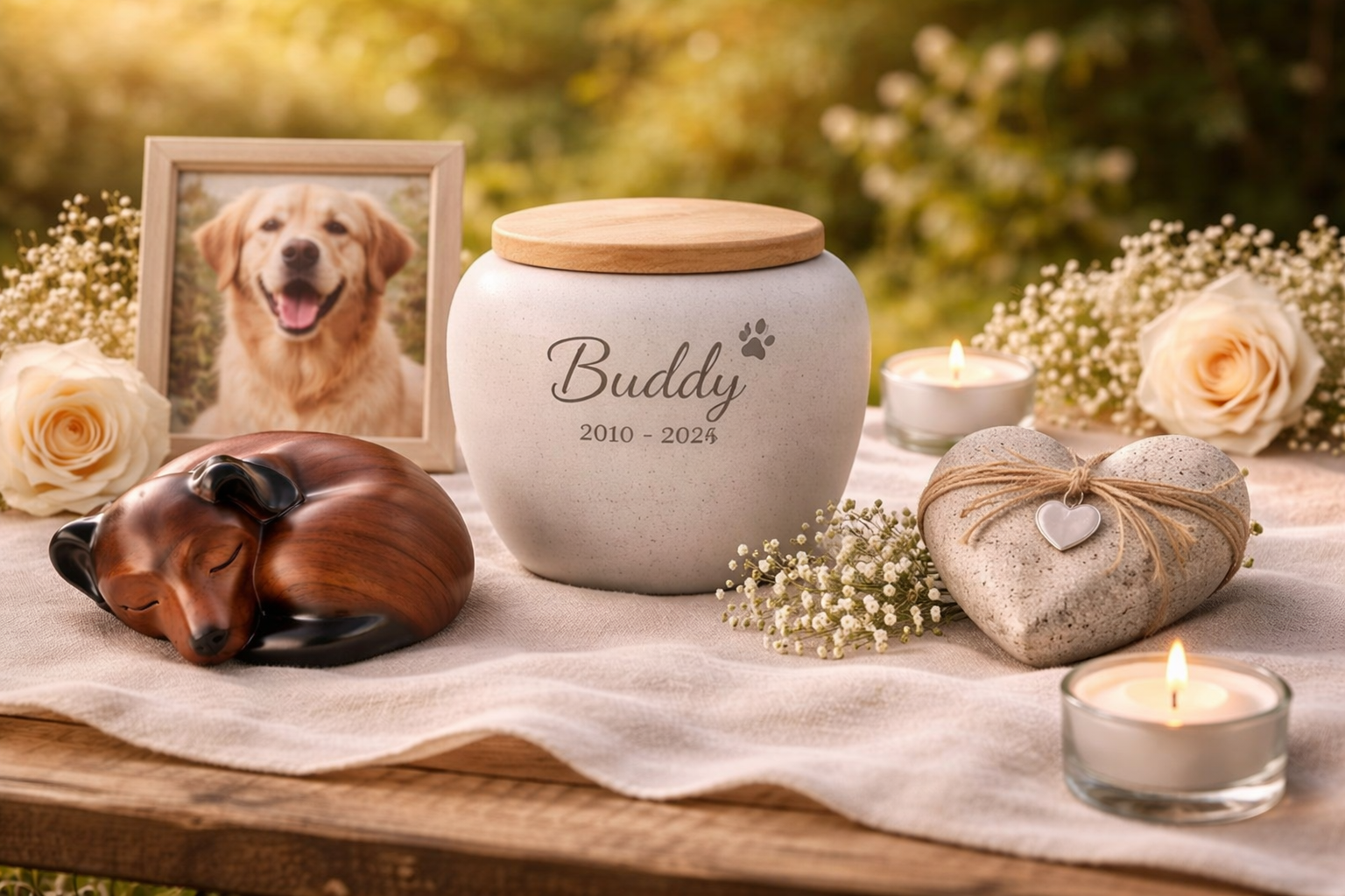Urne funéraire pour Chien | Maison Prunelle